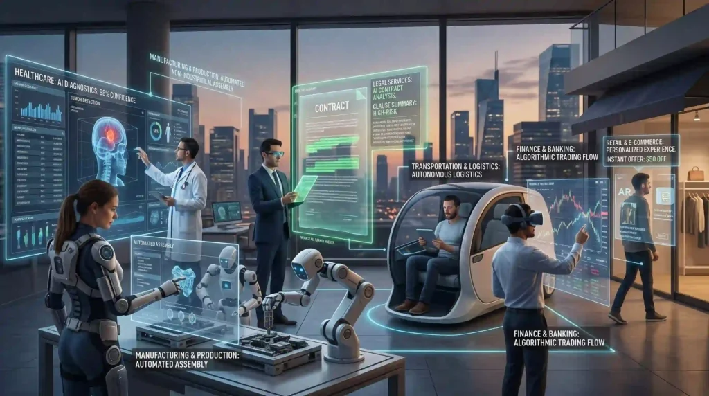10 Industries AI Will Completely Disrupt by 2030